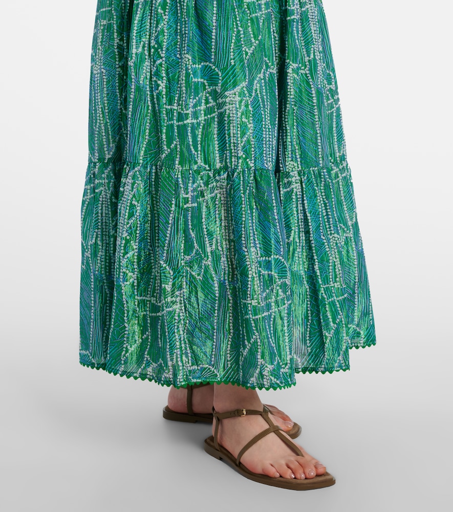  Poupette St Barth Poupette St Barth Maxikleid Thelma Aus Einem Baumwollgemisch 