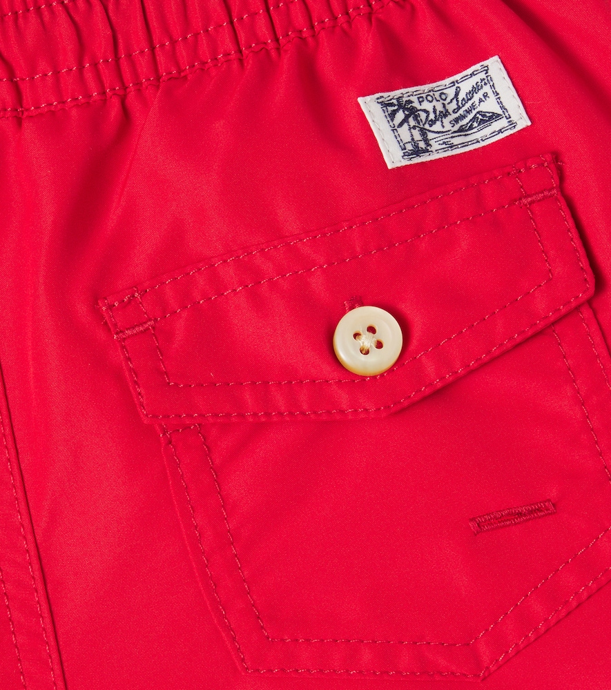  Polo Ralph Lauren Kids Polo Ralph Lauren Kids Embroidered Swim Trunks 
