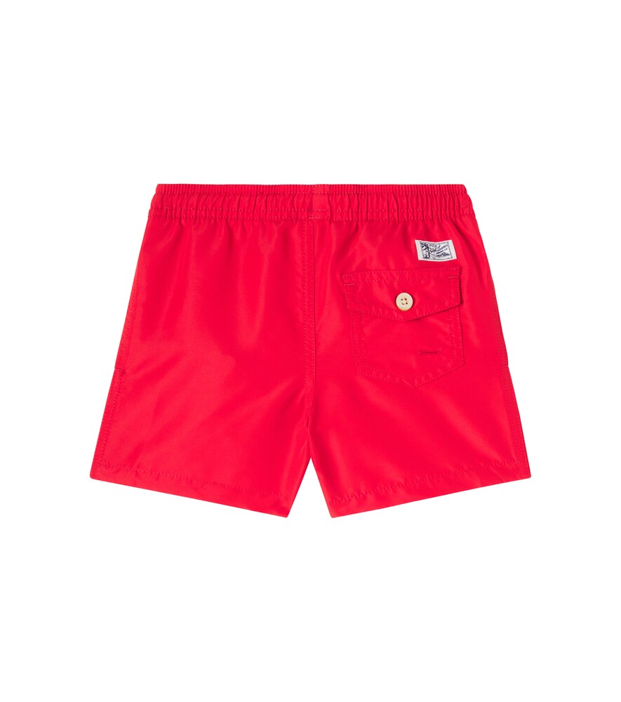  Polo Ralph Lauren Kids Polo Ralph Lauren Kids Embroidered Swim Trunks 