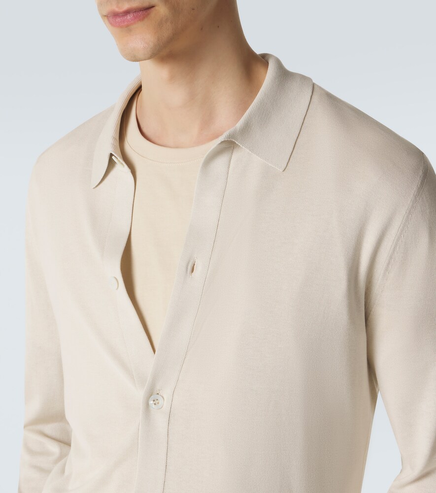  Lardini Lardini Polohemd Aus Seide 