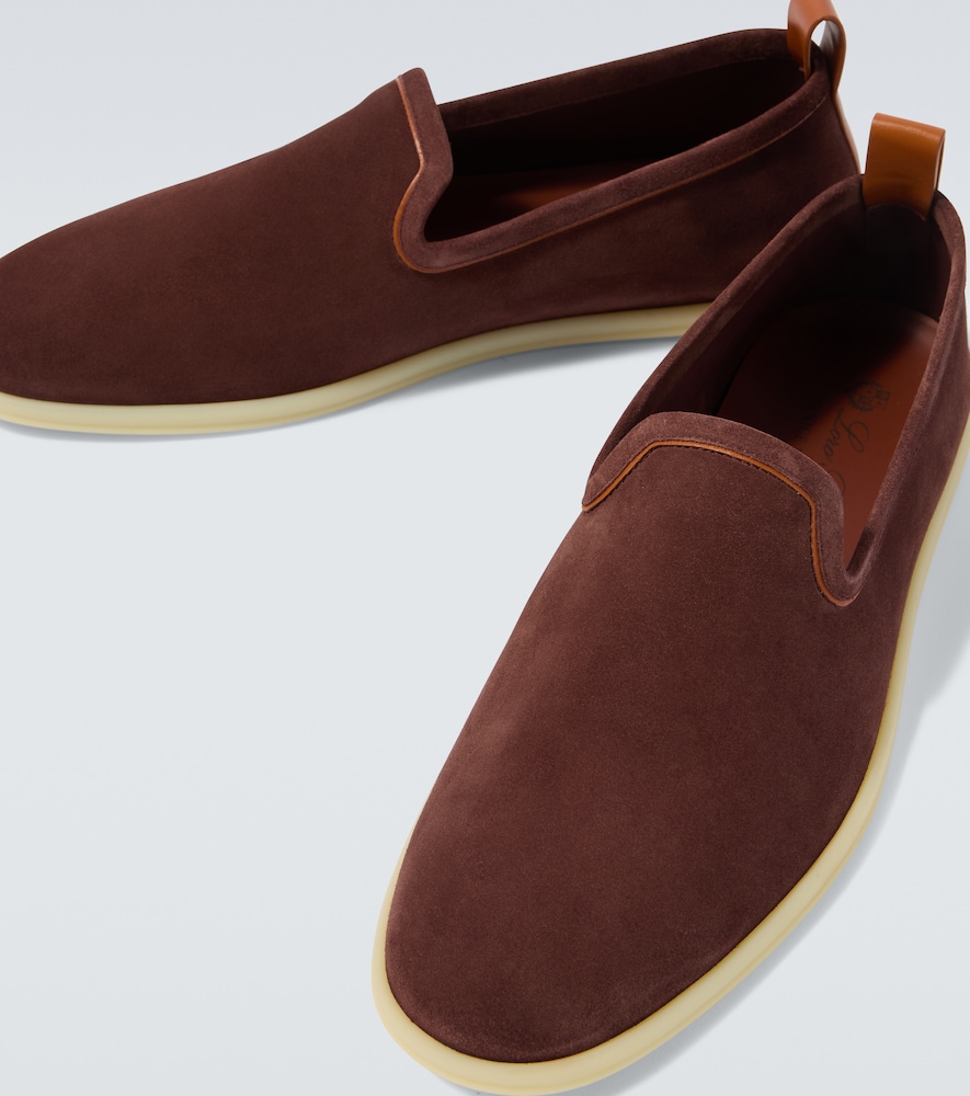  Loro Piana Loro Piana Slip-ons Venice walk Aus Veloursleder 
