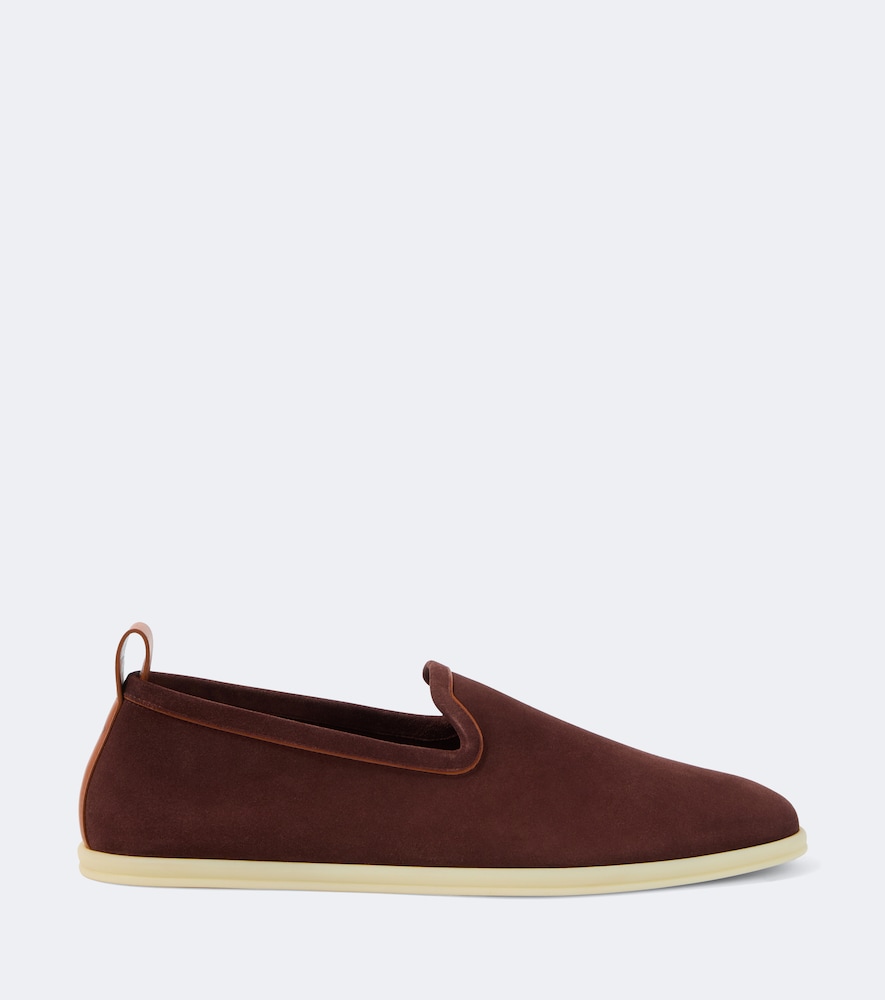  Loro Piana Loro Piana Slip-ons Venice walk Aus Veloursleder 