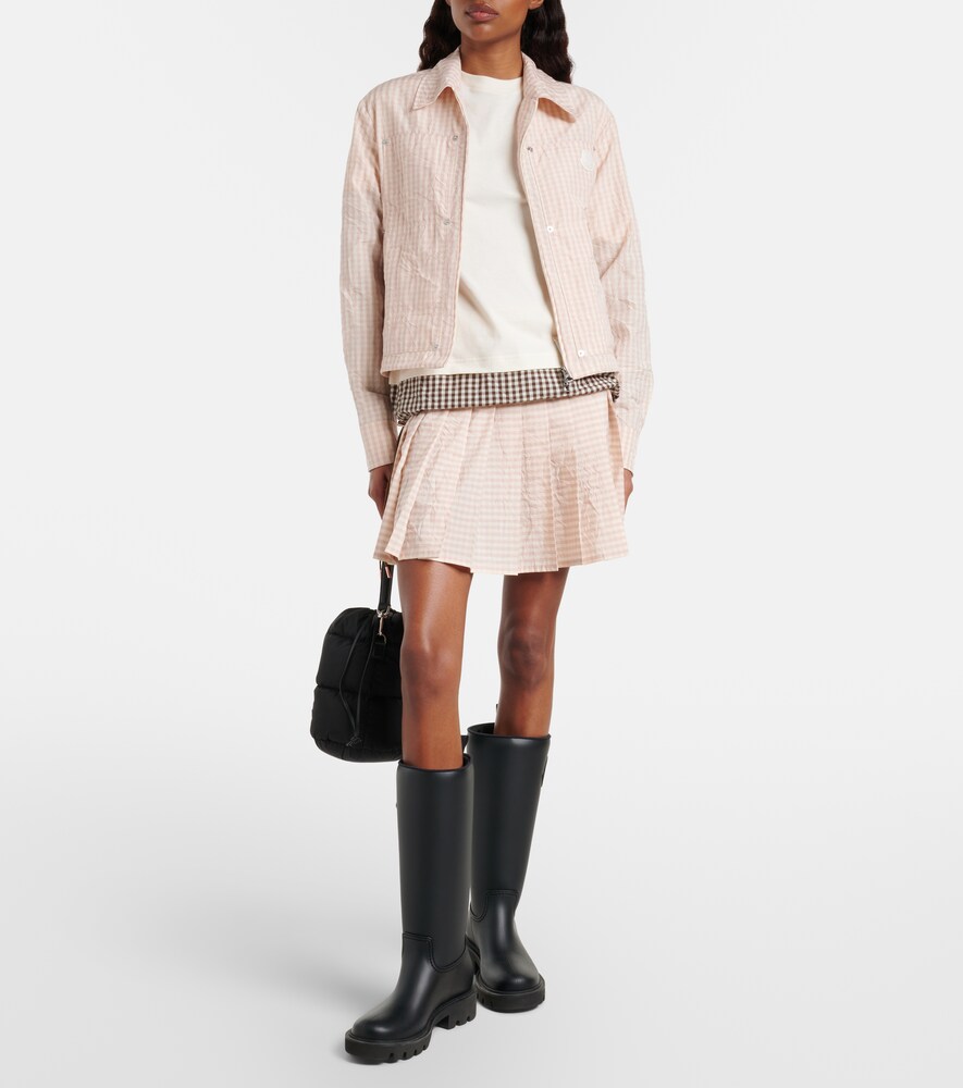  Moncler Moncler Minirock Aus Einem Baumwollgemisch 