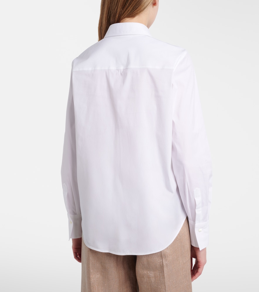 Monili Cotton-Blend Poplin Shirt