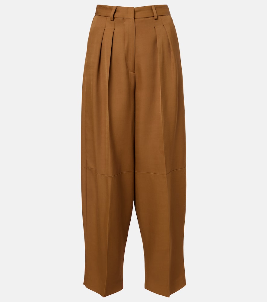 Altuzarra Dash cropped barrel-leg pants