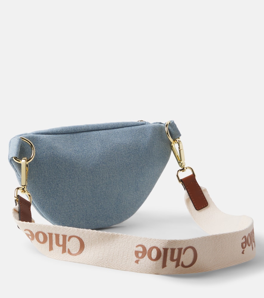  Chloe Kids Chloã© Kids Logo Denim Belt Bag 