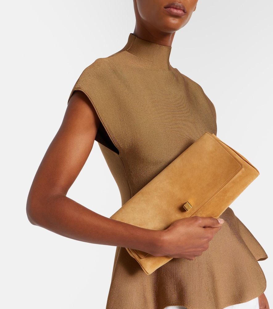  Khaite Khaite Clutch Audrey Aus Veloursleder 