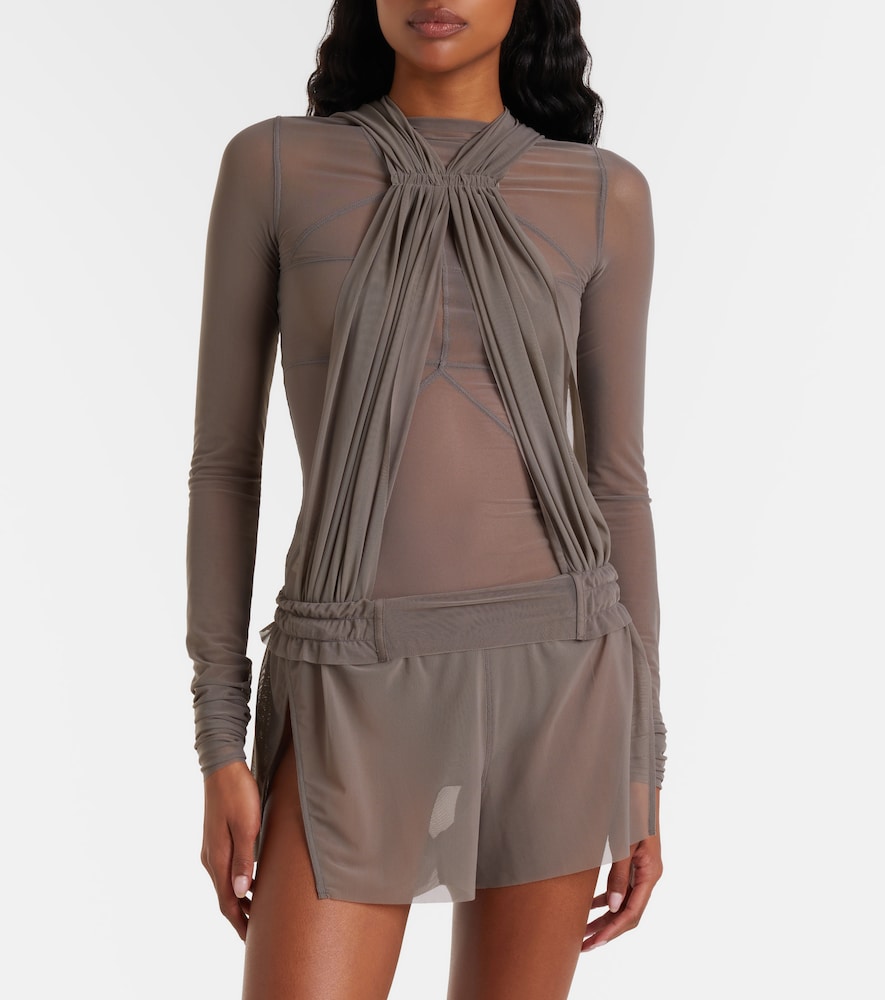  Rick Owens Rick Owens Shorts Aus Transparentem Tüll 