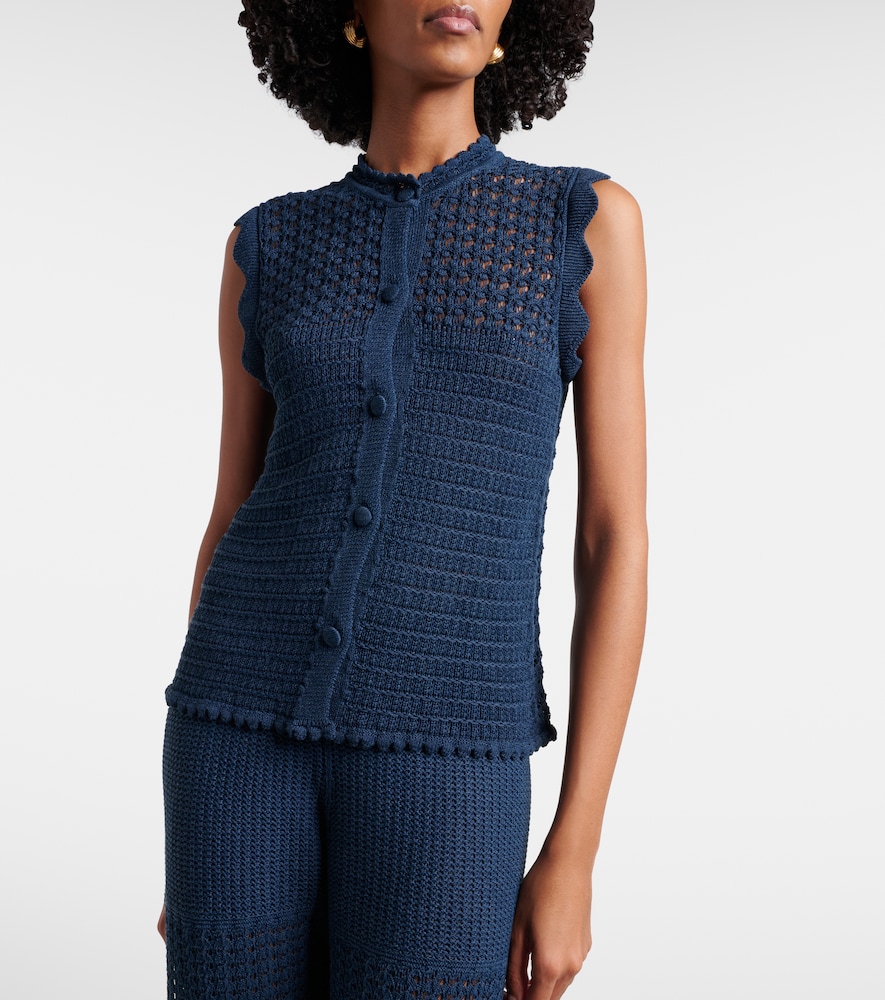  Eres Eres Aurora Crochet Top 