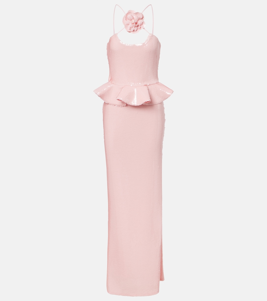 Rodarte Abito lungo con paillettes