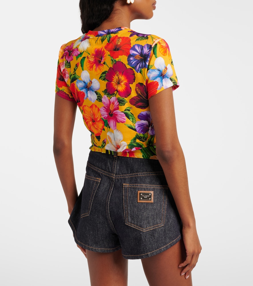  Dolce&gabbana Dolce&gabbana Cropped-top Aus Baumwolle 
