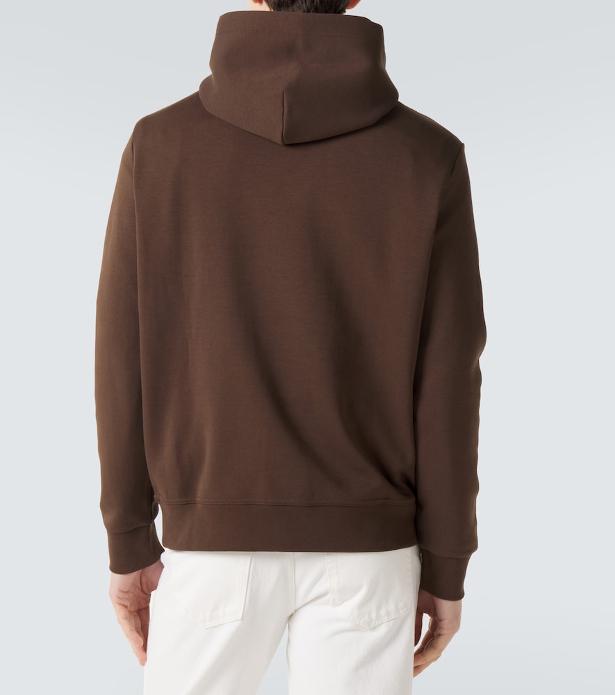 Cotton-Blend Jersey Hoodie
