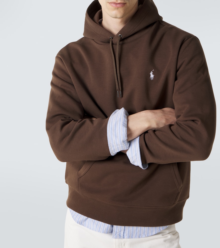 Cotton-Blend Jersey Hoodie