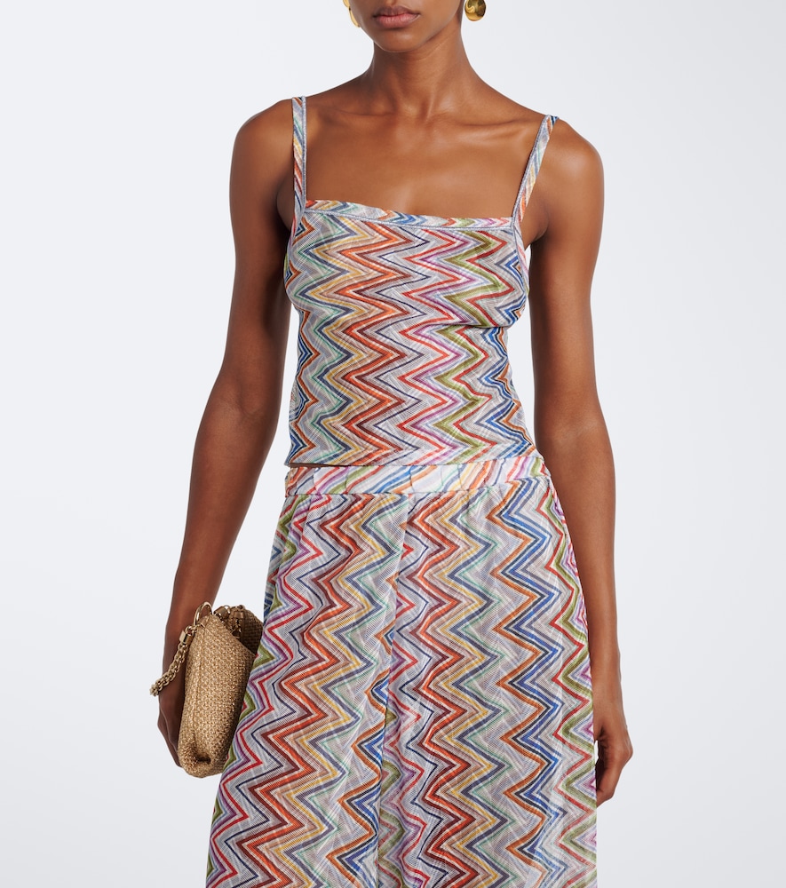 Zigzag Open-Back Top