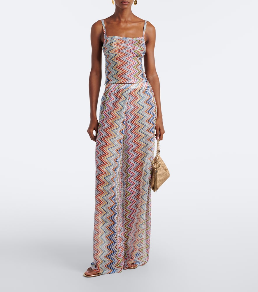 Zigzag Open-Back Top