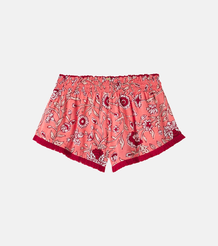  Poupette St Barth Kids Poupette St Barth Kids Shorts Lulu Mit Fransen 