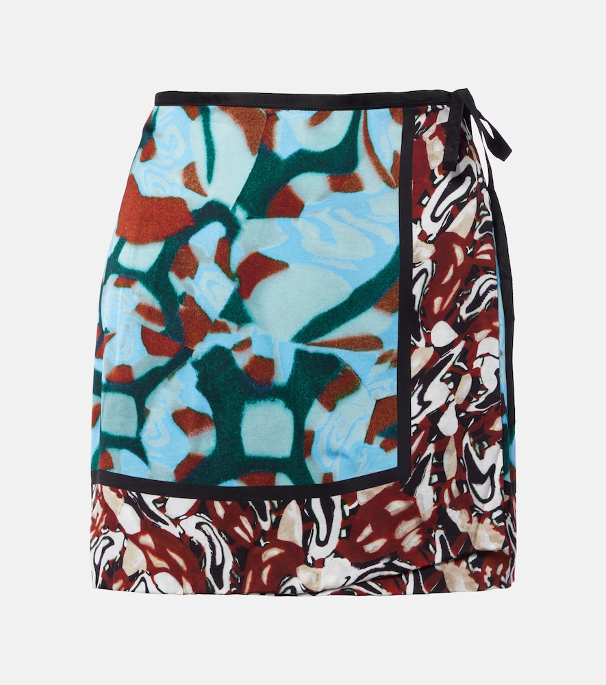 Dries Van Noten Women's Multicoloured Gabrinas Printed Wrap Miniskirt - Mytheresa
