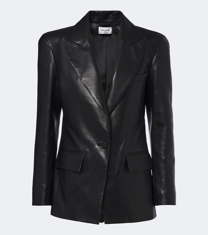 Blazer in pelle