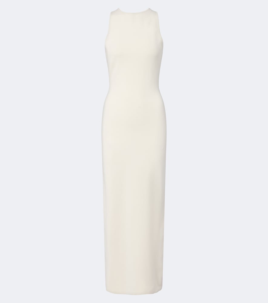 Verziertes Maxikleid Saba aus Strick