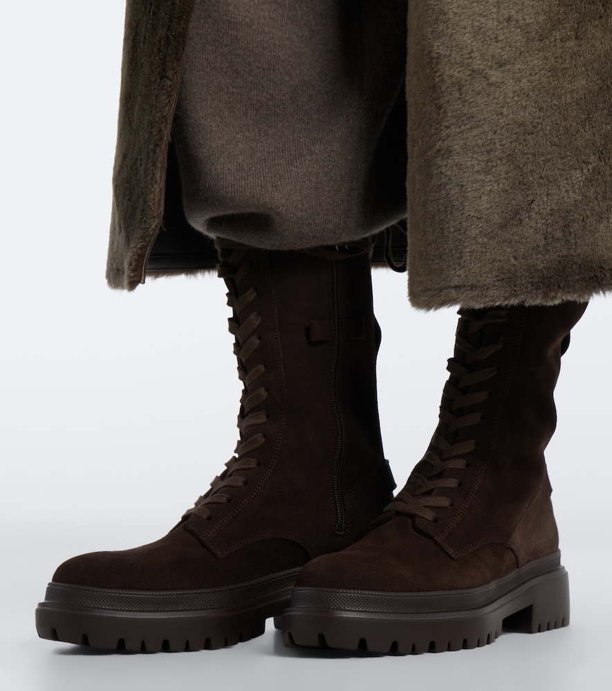 Riga Suede Lace-Up Boots