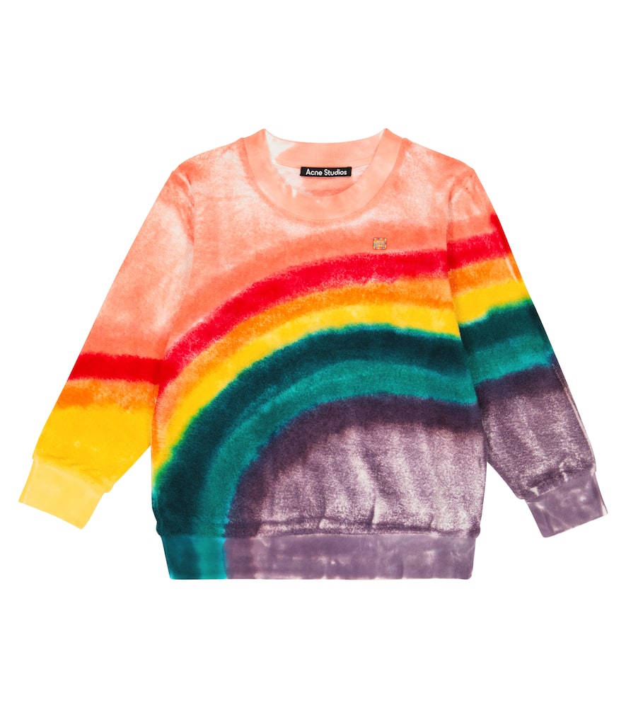 Acne Studios Kids Dyed cotton fleece sweatshirt