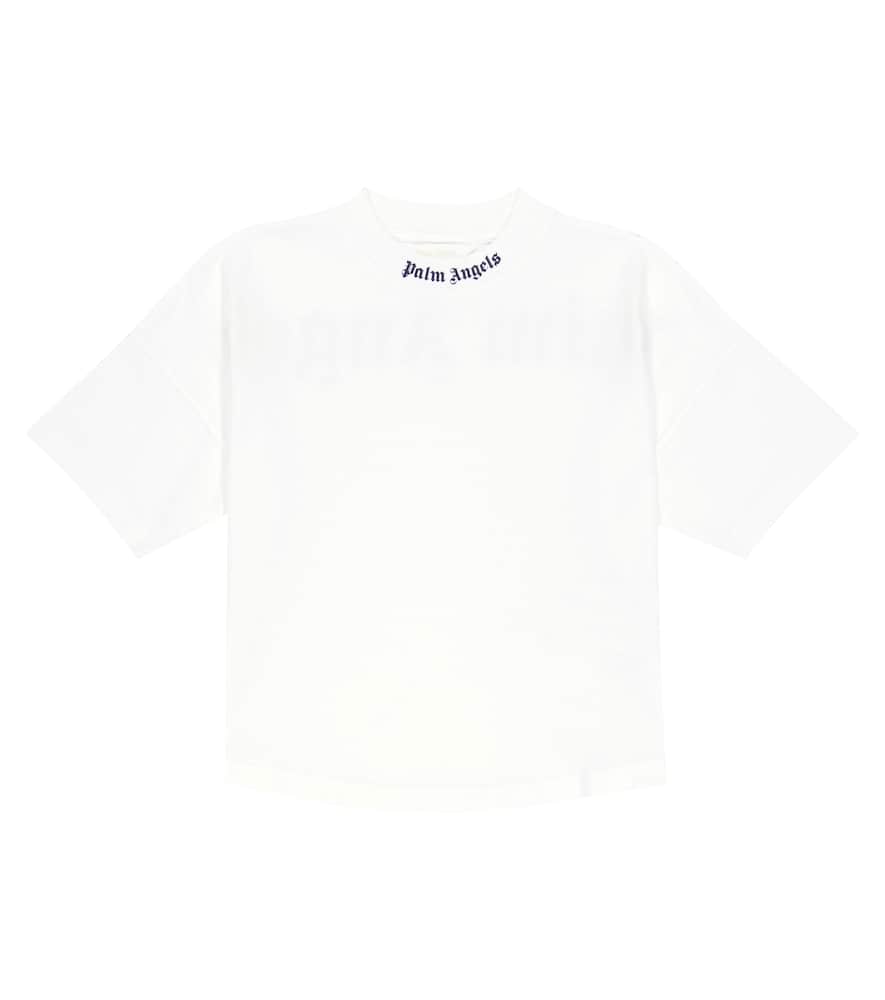Palm Angels Kids Logo cotton jersey T-shirt