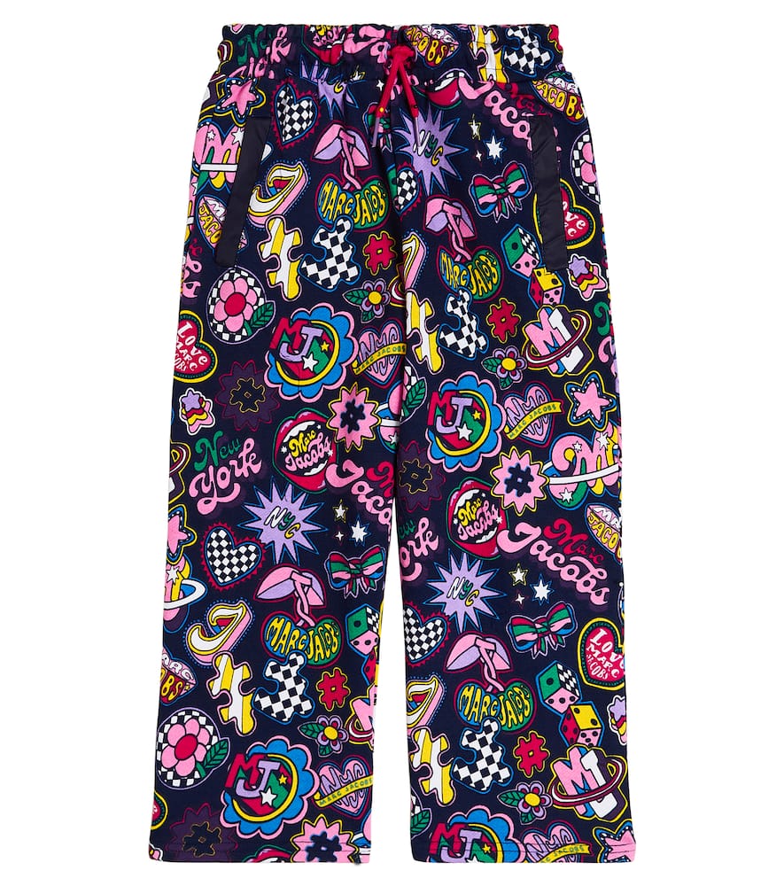 Marc Jacobs Kids Printed cotton sweatpants