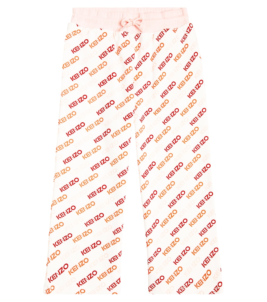 Kenzo Kids Logo cotton blend sweatpants　ケンゾー キッズ ロゴ コットン ブレンド スウェットパンツ Kenzo