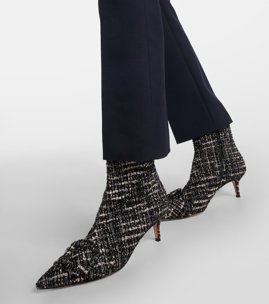 Bouclé Ankle Boots