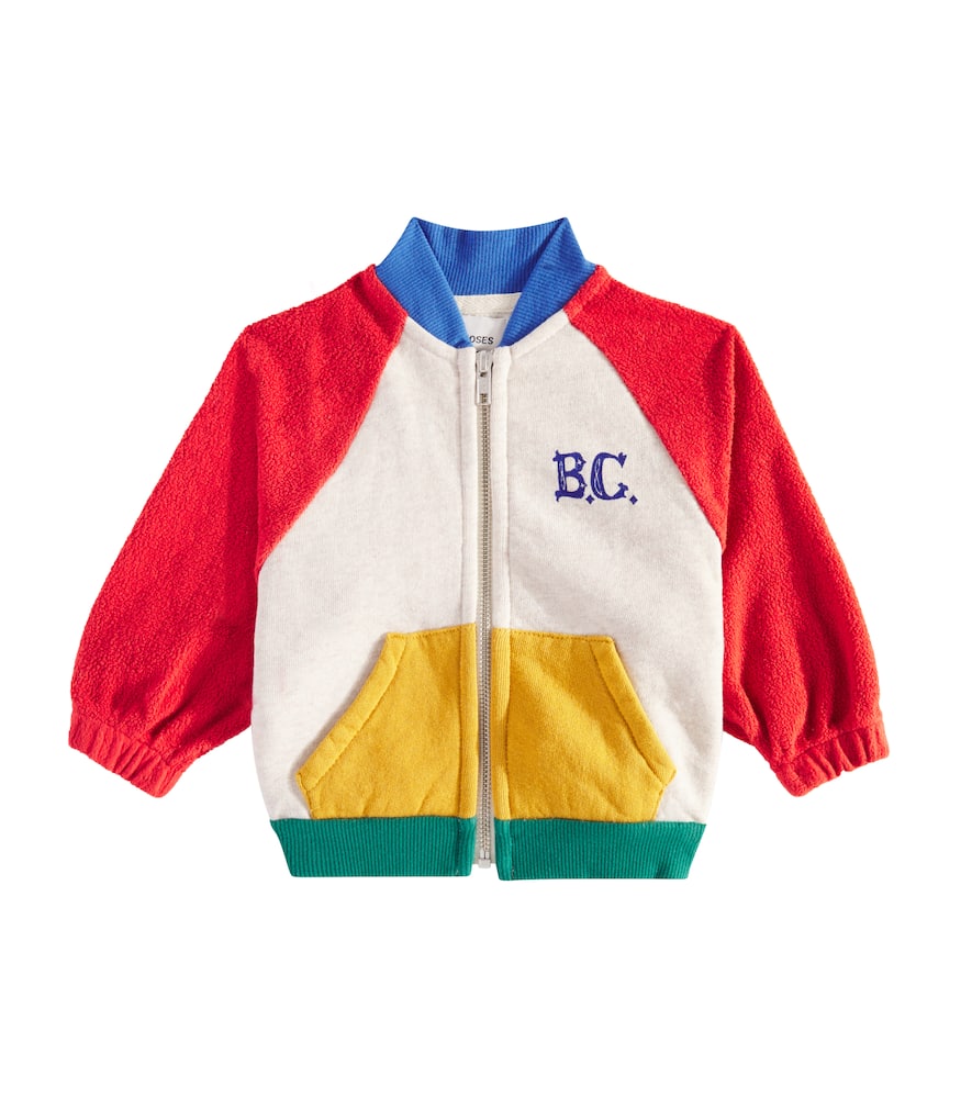 Bobo Choses Multicolor Colour-block Cotton Sweatshirt 3-24 M In Multicoloured