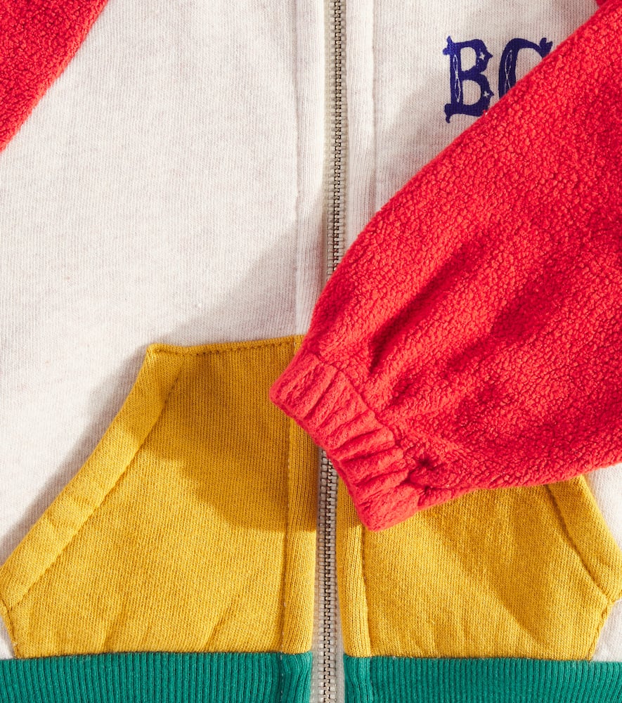 Bobo Choses Multicolor Colour-block Cotton Sweatshirt 3-24 M In Multicoloured