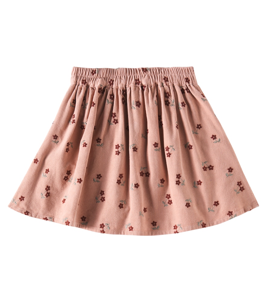  Rylee + Cru Rylee + Cru Falda Blossom De Algodón Bordada 