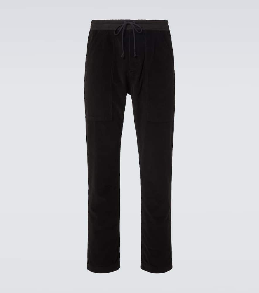 Cotton velvet sweatpants