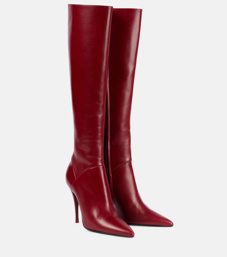 Vivian 100 leather knee-high boots