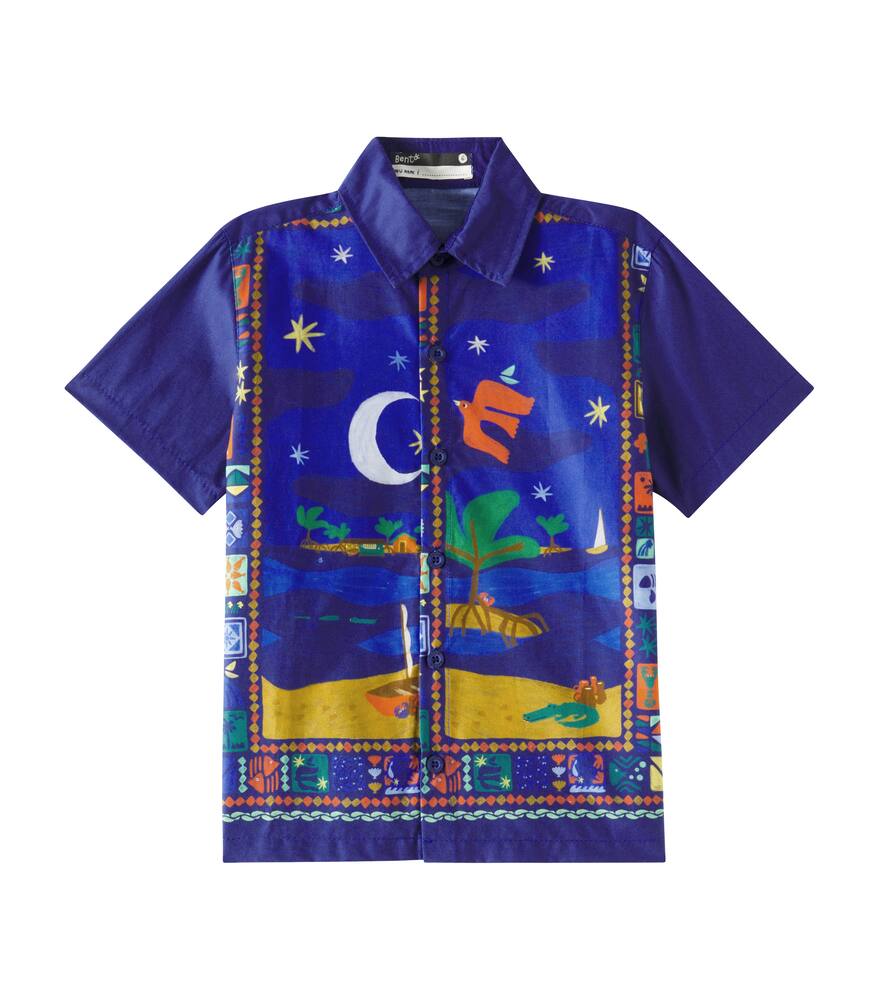 NOITE DE MANGUE印花棉质衬衫