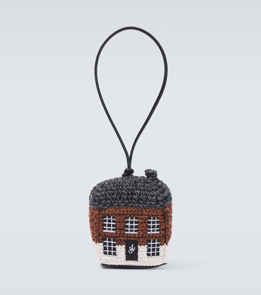 JW Anderson House crochet bag charm