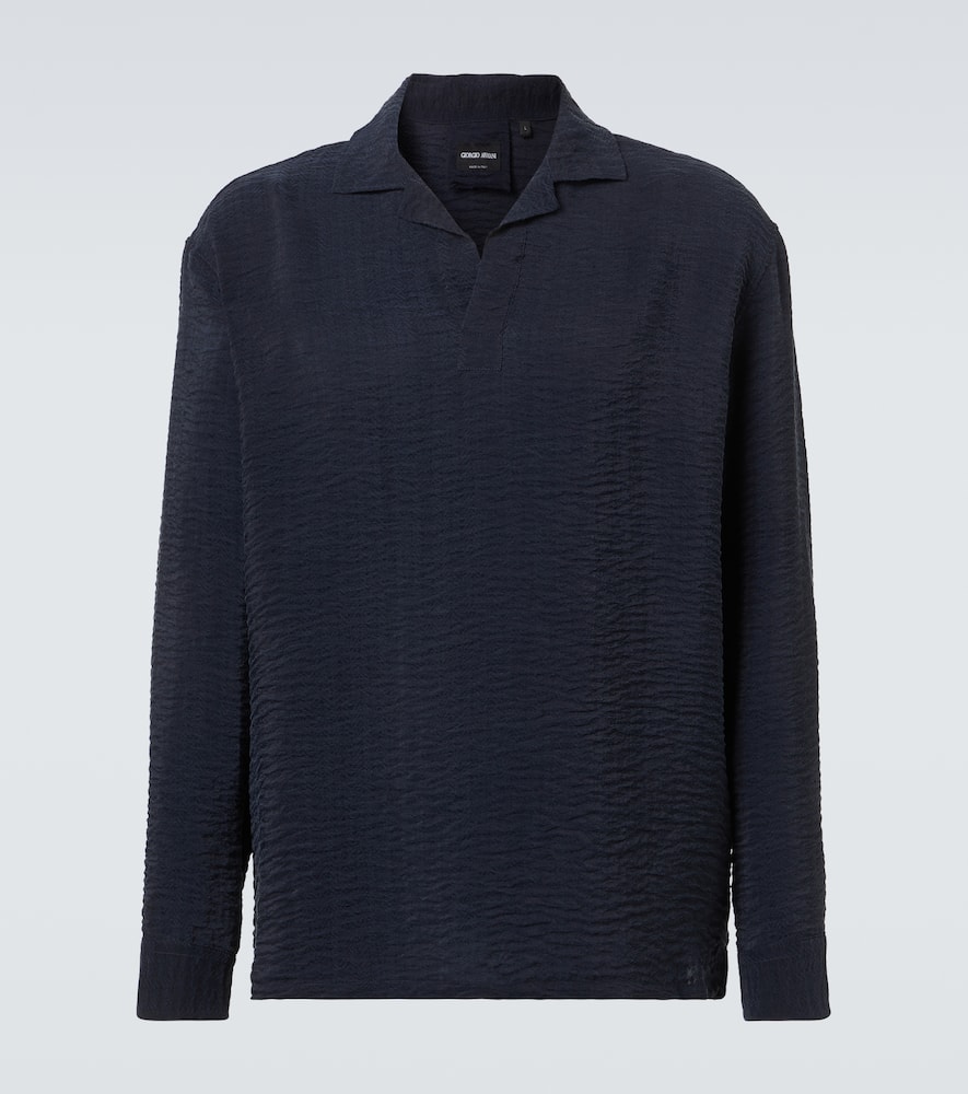 Jacquard polo shirt