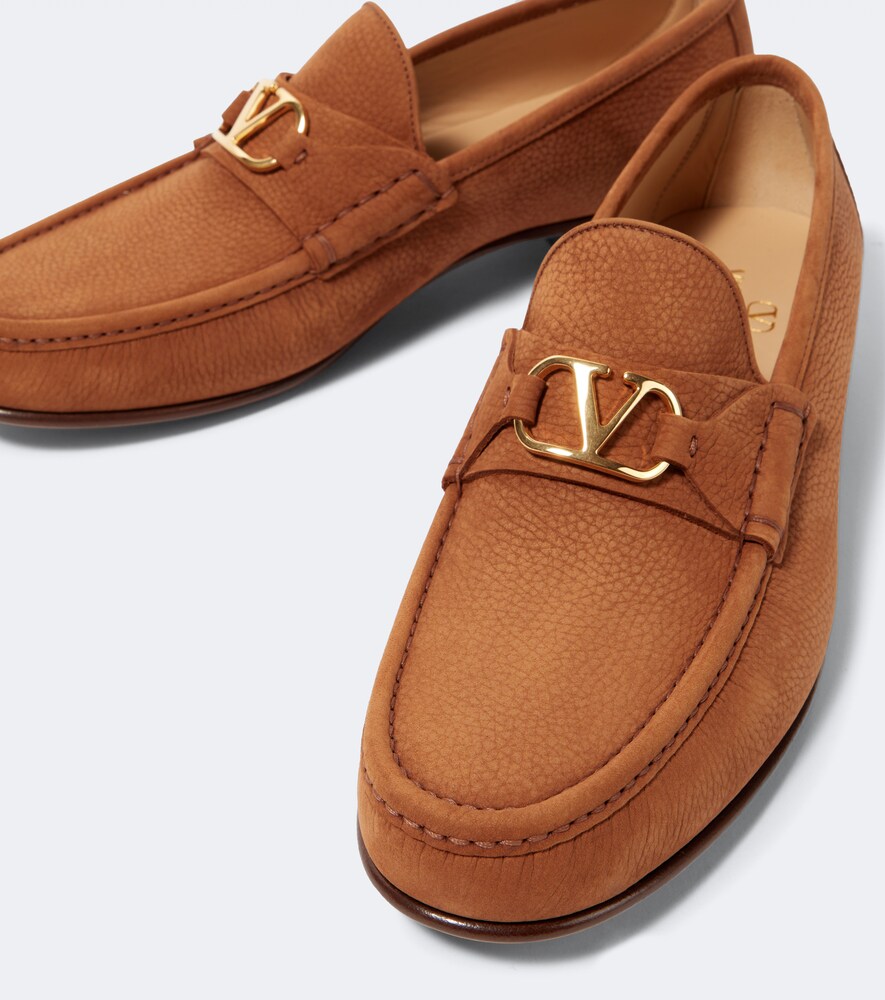  Valentino Garavani Valentino Garavani Loafers Vlogo Aus Leder 
