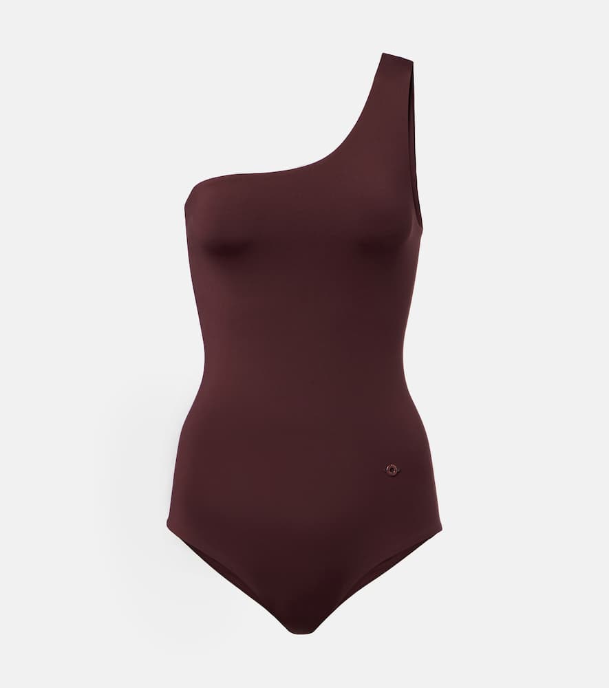One-shoulder swimsuit