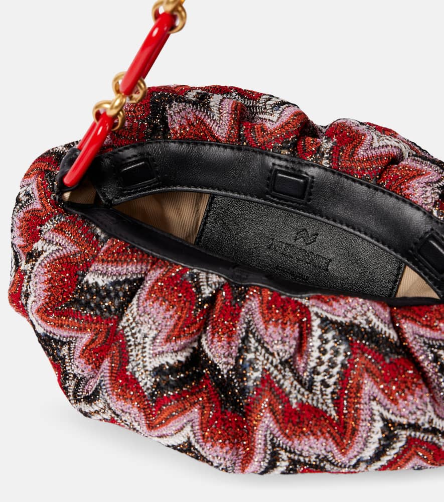 Missoni Zigzag Medium Shoulder Bag In Red