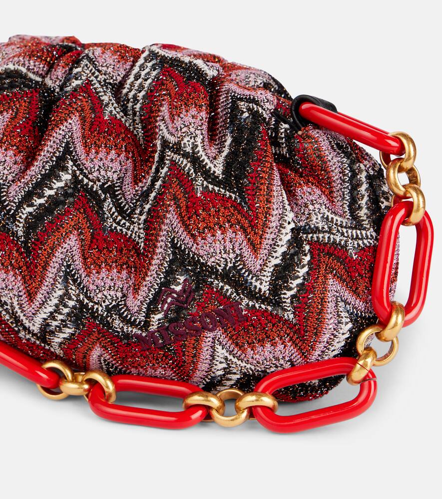 Missoni Zigzag Medium Shoulder Bag In Red