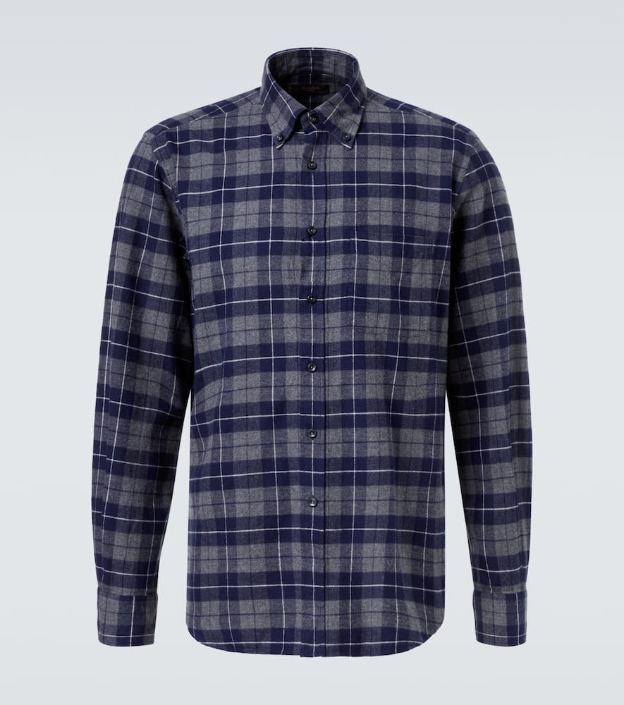 Checked cotton shirt