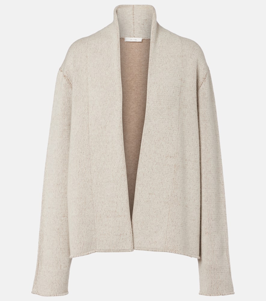 The Row Leriko Cashmere Cardigan In Sand