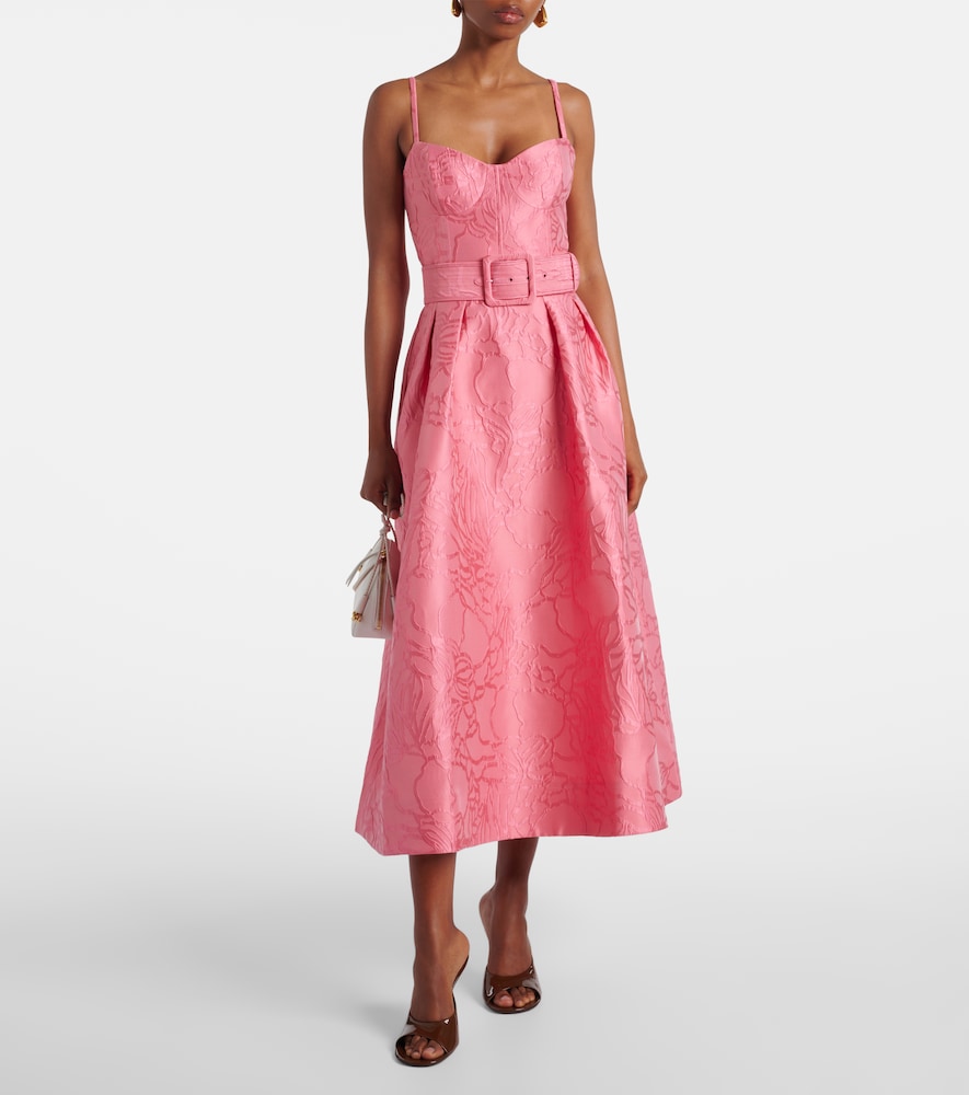  Rebecca Vallance Rebecca Vallance Midikleid Petra Aus Satin 