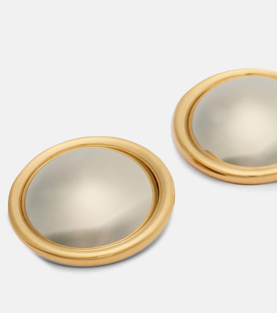 Jacquemus The Rond Drop Earrings In Silver