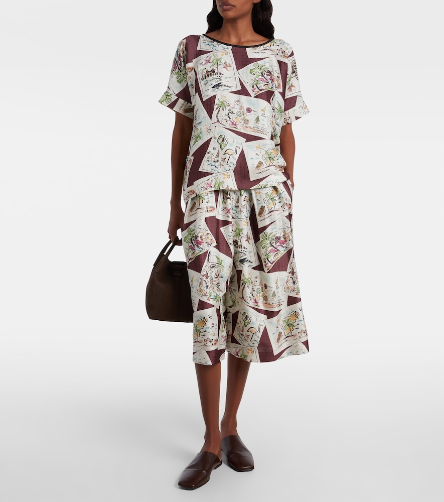 Loro Piana Emon silk Bermuda shorts