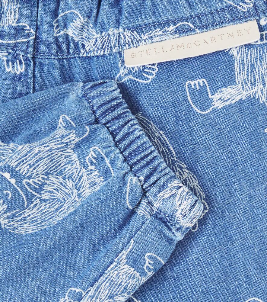 Stella Mccartney Baby Printed Jeans In Blue