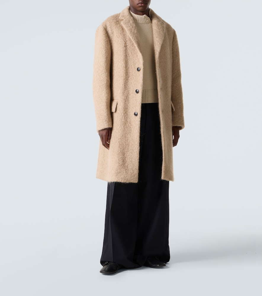  Dries Van Noten Dries Van Noten Mohair And Wool Coat 