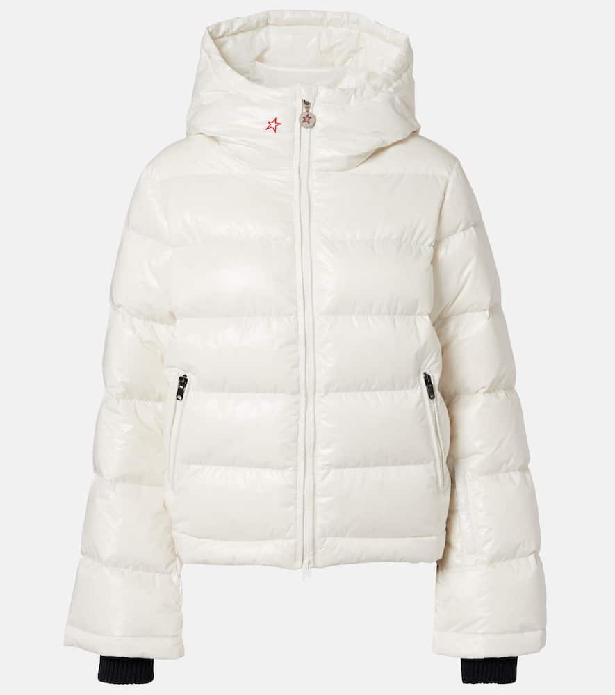 Perfect Moment Polar Flare Down Ski Jacket In Metallic