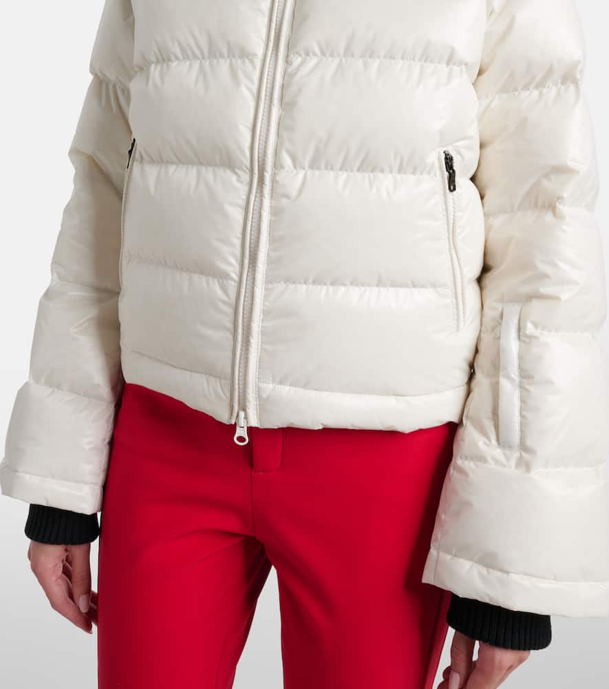 Perfect Moment Polar Flare Down Ski Jacket In Metallic